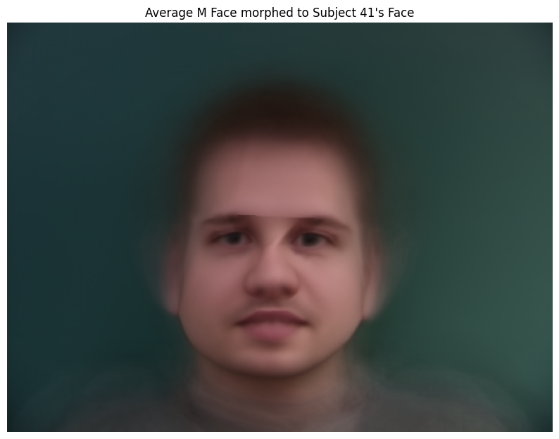 Average Male Face morphed to Naman's points