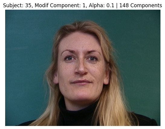 Subject 35, PCA Component 1, Alpha 0.1, 148 Components