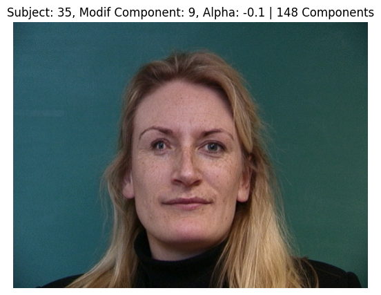 Subject 35, PCA Component 9, Alpha -0.1, 148 Components