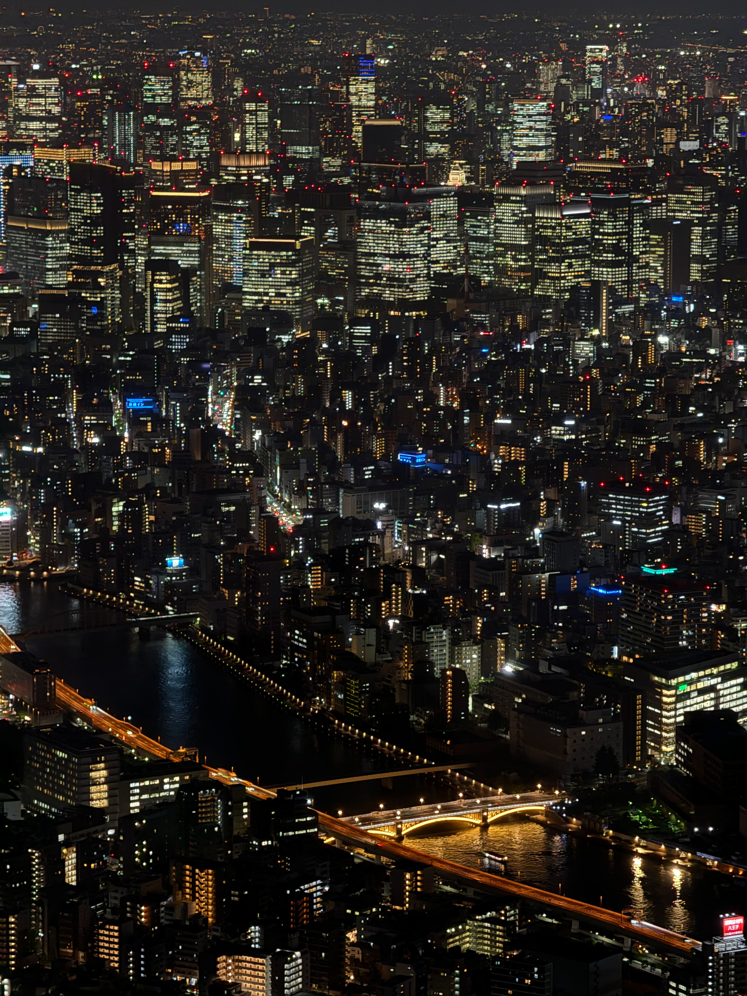 Bridge view of Tokyo Tower