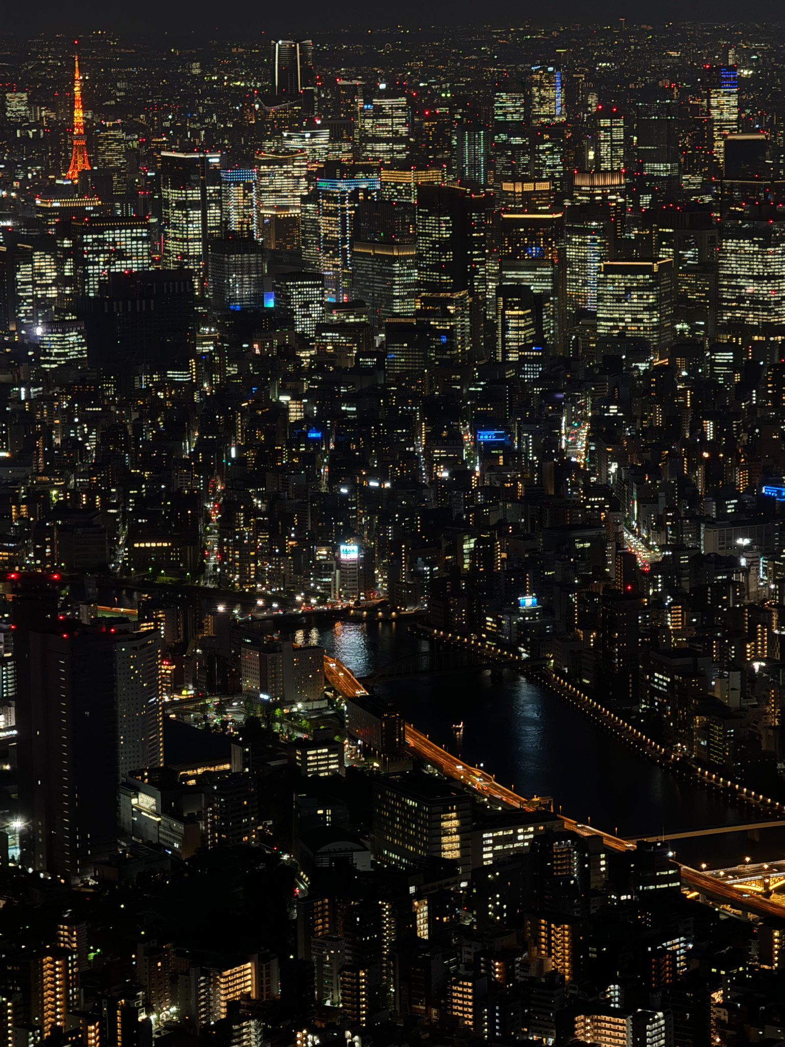 Tower view of Tokyo Tower