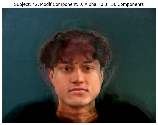 Subject 42, PCA Component 0, Alpha -0.3, 50 Components